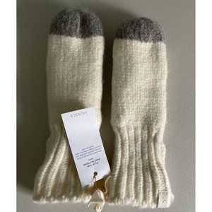Mersea Flip Top Mittens Oatmeal/Ivory Knit One Size